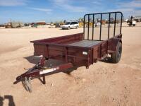 Unused Gitesa Single Axle Trailer w/Side Walls