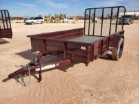 Unused Gitesa Single Axle Trailer w/Side Walls