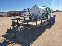 Lamar Utility Trailer w/Septic Vacuum Tank