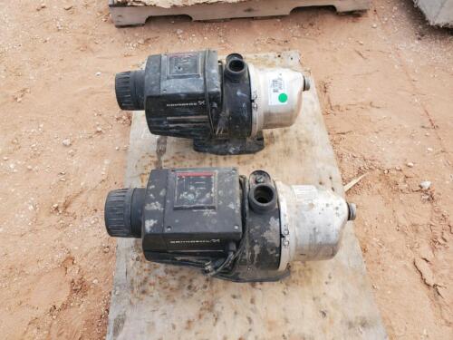 (2) Grundfos Booster Pump