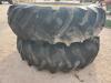 (2) John Deere Duals w/Tires 20.8-38 - 3