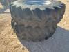 (2) Unused Tractor Wheels w/Tires 380/85 R 24 - 4