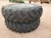(2) Tractor Wheels w/Tires 18.4-38 - 4