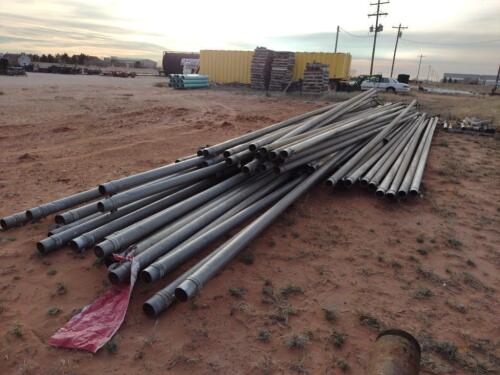 Lot of Aluminum Irrigation Pipe