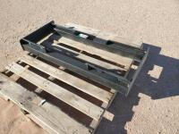 Unused Mower King Skid Steer Mounting Frame