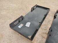 Unused Mower King Skid Steer Mounting Plate