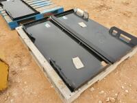 Unused Mower King Skid Steer Mounting Plate