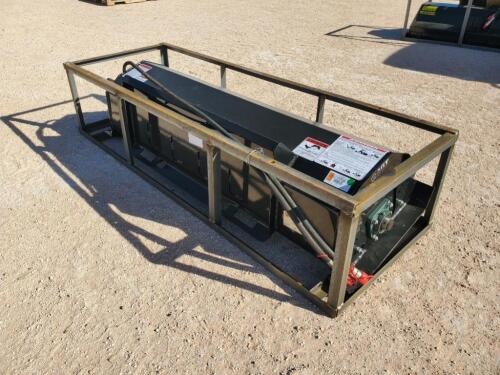 Unused Mower King 2022 Rotary Tiller/Skid Steer Attachment