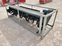 Unused Greatbear Rotary Tiller (Skid Steer Attachment)