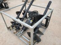 Unused Greatbear Skid Steer Auger Attachment