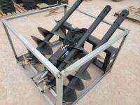 Unused Greatbear Skid Steer Auger Attachment