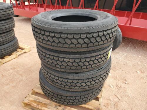 (4) Unused Truck Tires 295/75 R 22.5