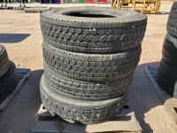 (4) Truck Tires 11R22.5