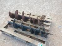 (2) Post Hole Augers