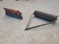 Pull behind Roller & Kubota Push Blade