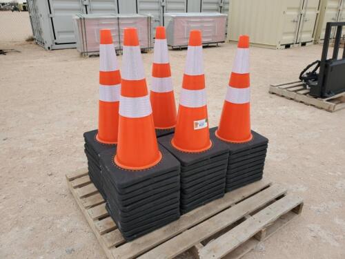 (50) Unused Safety Traffic Cones