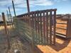 (8) Free Standing Fence Panels (3) With Gates - 4