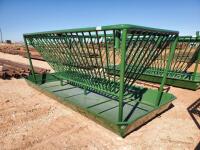 Unused Hay Bale Cattle Feeder