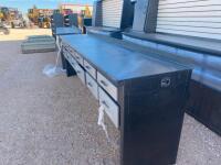 Unused Work Bench with 12 Drawers