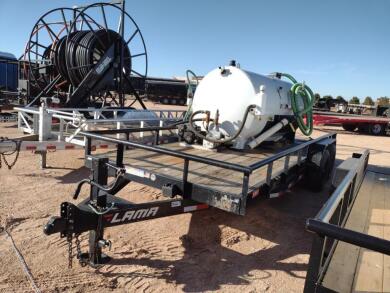 Lamar Utility Trailer w/Septic Vacuum Tank