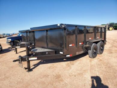Unused 2023 Gitesa 14Ft Dump Trailer
