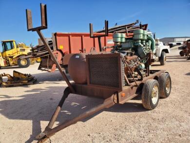 Air Compressor on Trailer