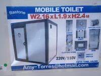 Unused Bastone Portable Toilet w/ Shower