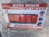 Unused Steelman 10Ft Work Bench