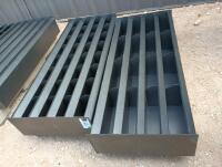 (2) Unused Metal Bolt Bins