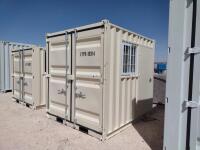 Unused 9Ft Container w/ Side Door & Window