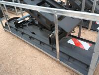 Unused 86" Hydraulic Blade Skid Steer Attachment