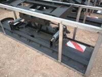 Unused 86" Hydraulic Blade Skid Steer Attachment