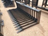 Unused KC 76" Skeleton Bucket Skid Steer Attachment