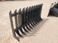 Unused 69" Root Rake (Skid Steer Attachment)