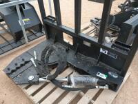 Unused Greatbear Tree Shear (Skid Steer Attachment)