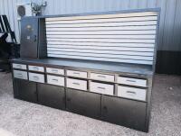 Unused Work Bench Cabinet