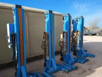 (6) Sefac 16,000Lb Mobile Vehicle Lift System