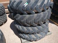 (4) Motor Grader Tires 14.00-24