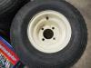 New Unused (4) Golf Cart Wheels w/Tires and Nokins Hup Caps - 4