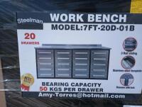 Unused Steelman 7Ft Work Bench