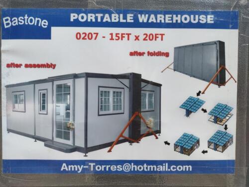 Unused Bastone 15Ft x 20Ft Portable Warehouse