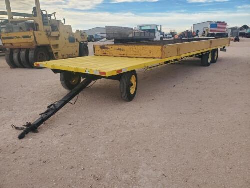 32 FT YELLOW BIG-12 FARM TRAILER WITH REGESTRATION