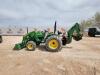 John Deere 4105 4wd Tractor with Front End Loader - 2