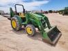 John Deere 4105 4wd Tractor with Front End Loader - 7