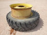 (2) John Deere Wheels w/ (1) Tire 18.4R38