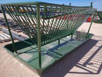 Unused Hay Bale Cattle Feeder