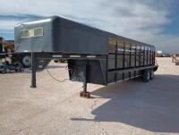 Shop Made 32Ft Gooseneck Livestock Trailer