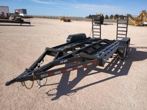 Unused Shop Made 14Ft 86" Equipment&nbsp;Trailer