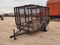 Single Axle Trash Trailer