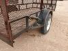Single Axle Trash Trailer - 14